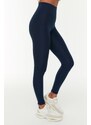 Trendyol Navy Blue Push-Up Full Length Knitted Sports Leggings