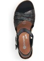 RIEKER Dámské sandály REMONTE D6454-00 černá