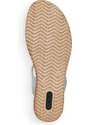 RIEKER Dámské sandály REMONTE D6455-90 stříbrná