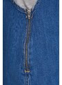 Džínové šaty Pepe Jeans Vesta Blue tmavomodrá barva, mini, jednoduchý