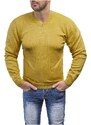 Risardi Pánský svetr 2200 - žlutý (kanárkový)