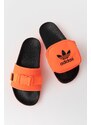 Pantofle adidas Originals GY1009 dámské, oranžová barva, GY1009-SOLRED
