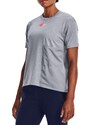 Triko Under Armour Live Woven Pocket Tee-GRY 1368444-035