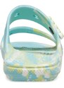 Dámské pantofle Crocs CLASSIC SANDAL MARBLED zelenomodrá