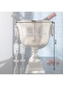 Moebel Living Stříbrná nádoba na chlazení šampaňského Champagne 32 cm