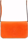 Dámská kožená crossbody kabelka Gregorio 107 oranžová