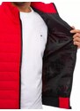 Dstreet Červená stylová vesta bez kapuce