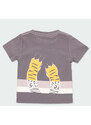 Boboli Chlapecké tričko se svítícím tygrem a bermudy (set)