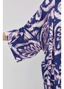 Kimono Beatrice B tmavomodrá barva, oversize