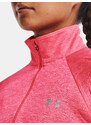 Under Armour Tričko Tech 1/2 Zip - Twist-PNK - Dámské