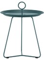 Tmavě zelený kovový odkládací stolek HOUE Eyelet 45 cm