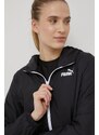 Větrovka Puma Essentials Solid černá barva, přechodná, 847494