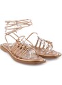 Trendyol Women's Bronze Ankle Sandals