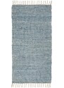 IB LAURSEN Bavlněný koberec Floor Runner Blue 60 × 120 cm