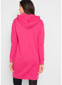 bonprix Mikinové šaty s kapucí Pink