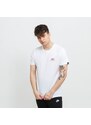 Alpha Industries Backprint T white/red