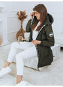 BASIC KHAKI DLOUHÁ PARKA MIKA