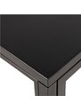 Scandi Černá kovová vitrína Renna 98,7 x 80 cm