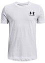 Triko Under Armour UA SPORTSTYLE LEFT CHEST SS-WHT 1363280-100