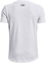 Triko Under Armour UA SPORTSTYLE LEFT CHEST SS-WHT 1363280-100