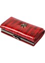 Dámská kožená peněženka Cavaldi H23-1-DBF červená