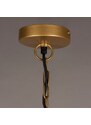 Zlaté kovové závěsné světlo DUTCHBONE MEEZAN 50 cm
