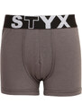 Dětské boxerky Styx sportovní guma tmavě šedé (GJ1063) 6-8 let