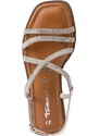 Dámské sandály TAMARIS 28132-28-919 stříbrná S2