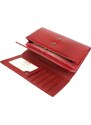 Dámská kožená peněženka Cavaldi H22-1-DBF červená