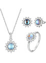 P&J Jewellery Stříbrná sada šperků Královské slunce SSS21