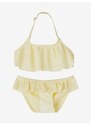 Světle žluté holčičí dvoudílné plavky name it Fini - unisex