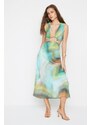 Trendyol Multicolored Belly Detailed Woven Dress
