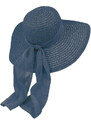 Karfil Hats Dámský letní klobouk Victorien tmavě modrý