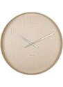 Time for home Pískově hnědé kovové nástěnné hodiny Carissa 51 cm
