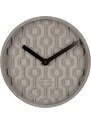Time for home Tmavě šedé betonové nástěnné hodiny Aniko 31 cm