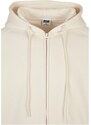 URBAN CLASSICS Zip Hoody - whitesand