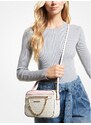 Michael Kors jet set large crossbody chain logo vanilla růžová