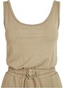 URBAN CLASSICS Ladies Short Sleevless Modal Jumpsuit - khaki