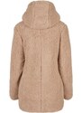 URBAN CLASSICS Ladies Sherpa Jacket - softtaupe