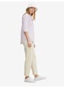 Bílo-světle fialová dámská pruhovaná košile Tom Tailor - Dámské