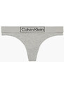 CK CALVIN KLEIN Šedá tanga Thong Reimagine Heritage M