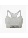 CK CALVIN KLEIN Šedá braletka Unlined Bralette Reimagine Heritage M