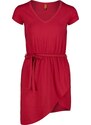 Nordblanc Červené dámské šaty RIBBON