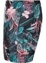 Pánské koupací šortky Urban Classics Pattern Swim Shorts - dark flower aop