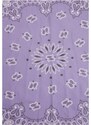 URBAN CLASSICS Satin Bandana 2-Pack - lavender/asphalt