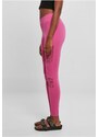 URBAN CLASSICS Ladies Laces Inset Leggings - brightviolet