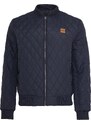 UC Men Diamond Quilt Nylon Jacket námořnická