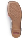 Originální sandály s kovovou sponou Rieker 62662-35 červená