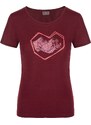 Dámské outdoorové triko Kilpi GAROVE-W tmavě červená