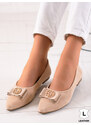 FILIPPO BEIGE LEATHER PUMPS